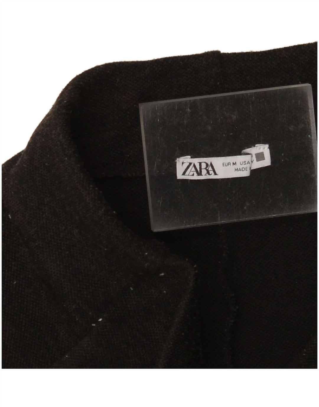 Pantaloni casual ZARA pentru femei cu picioare largi Mediu L28 L31 Gri
