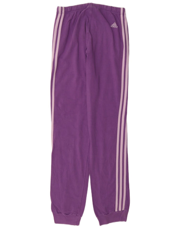 Pantaloni de trening Adidas pentru femei Joggeri UK 12 Bumbac violet mediu