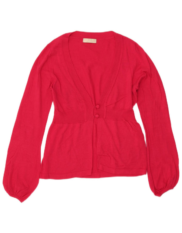 Pulover cardigan pentru femei Marks & Spencer UK 8 mic roz viscoză