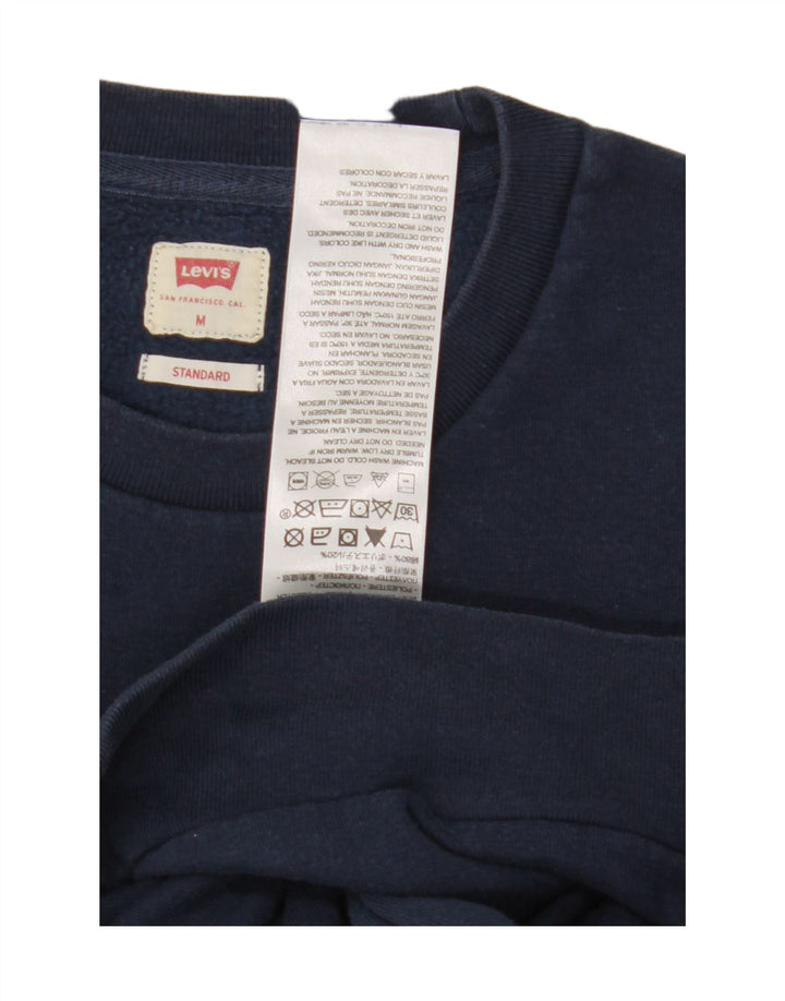 Pulover cu grafic standard Levi's pentru bărbați, bumbac mediu albastru bleumarin