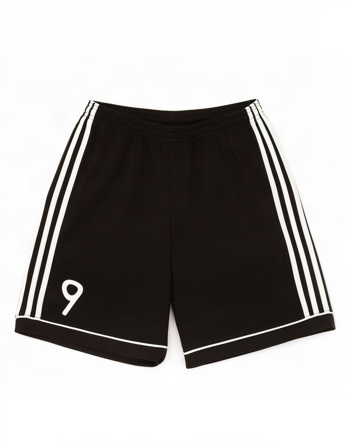 Pantaloni scurți sport pentru bărbați Adidas Climalite Graphic, poliester mediu negru