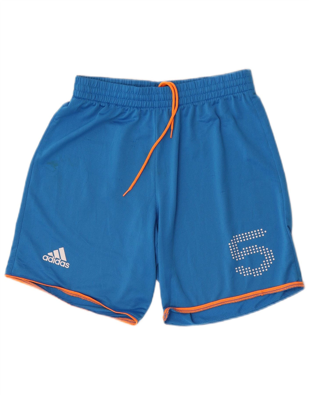 Pantaloni scurți sport grafic Adidas pentru bărbați, mici, albastru, poliester