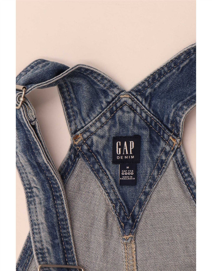 Gap Salopete Distressed Denim Pantaloni scurți Medium W36 Bumbac albastru