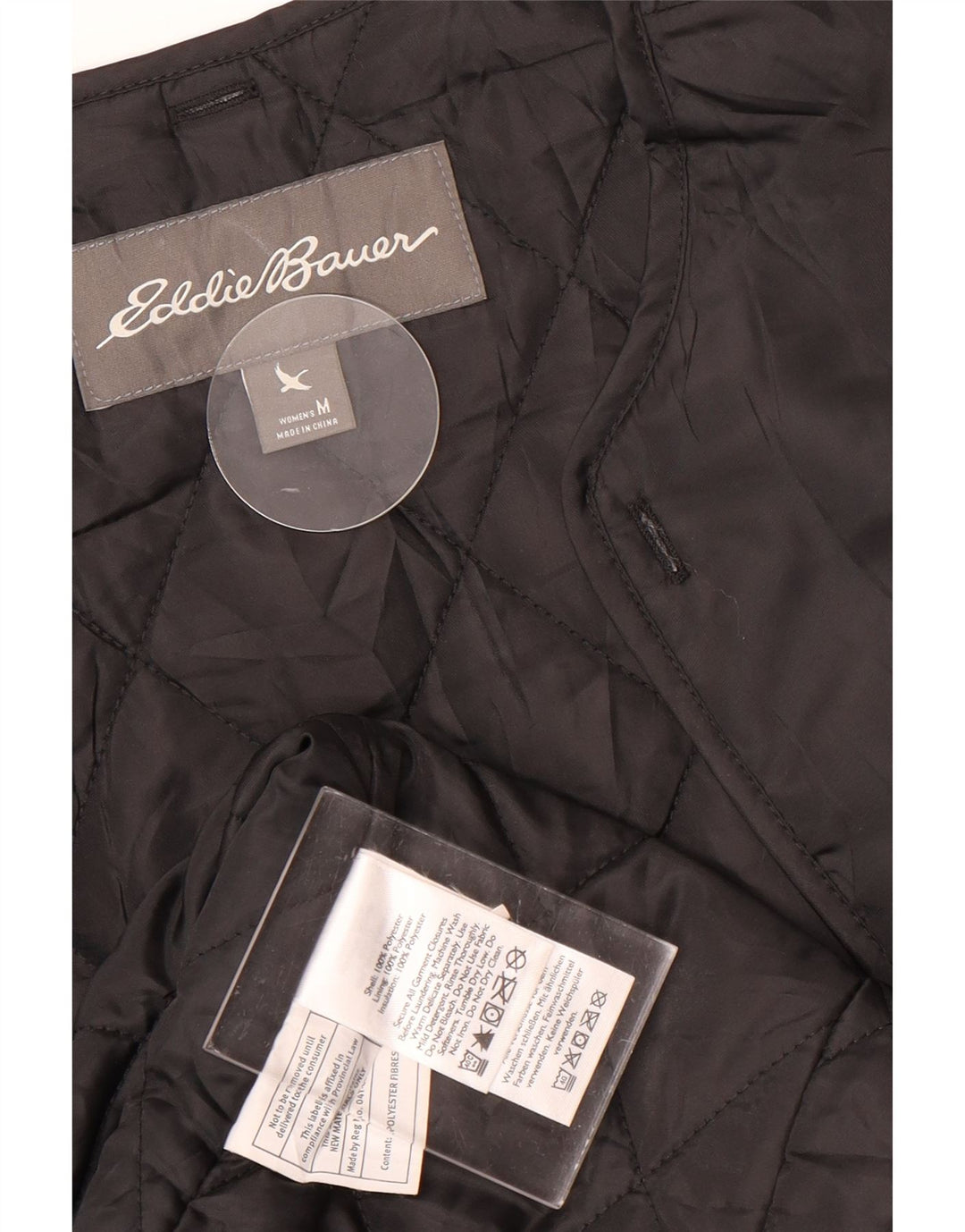 Geacă bomber pentru femei Eddie Bauer UK 14 Poliester mediu negru