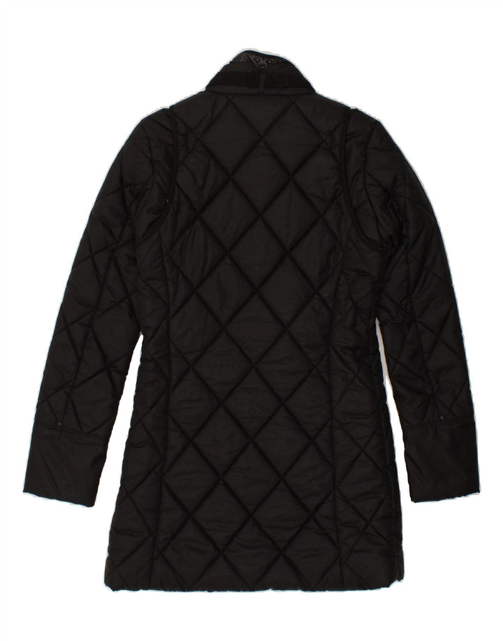 G-STAR Womens Padded Coat UK 10 Small Black Nylon Vintage G-Star and Second-Hand G-Star from Messina Hembry 