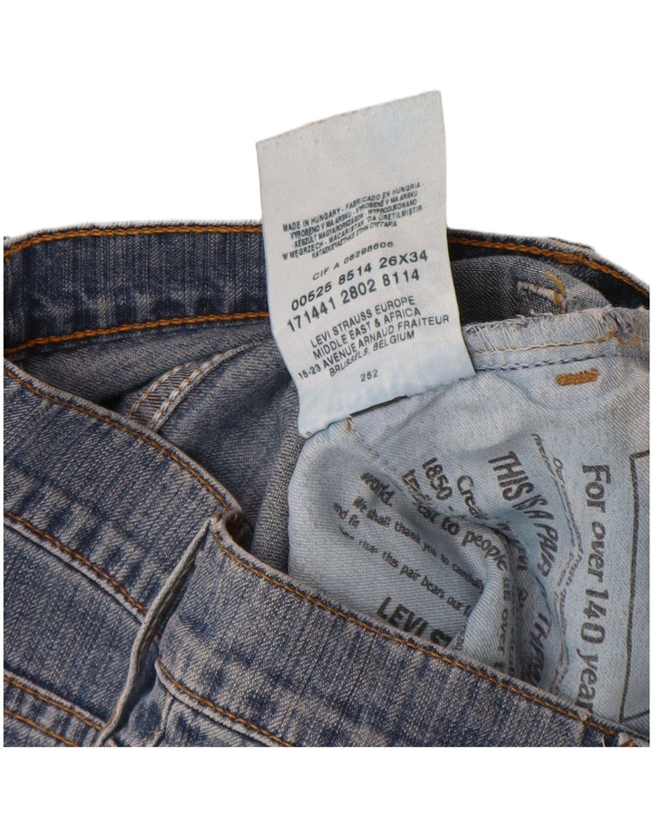 Blugi evazați pentru femei Levi's W26 L34 Bumbac albastru