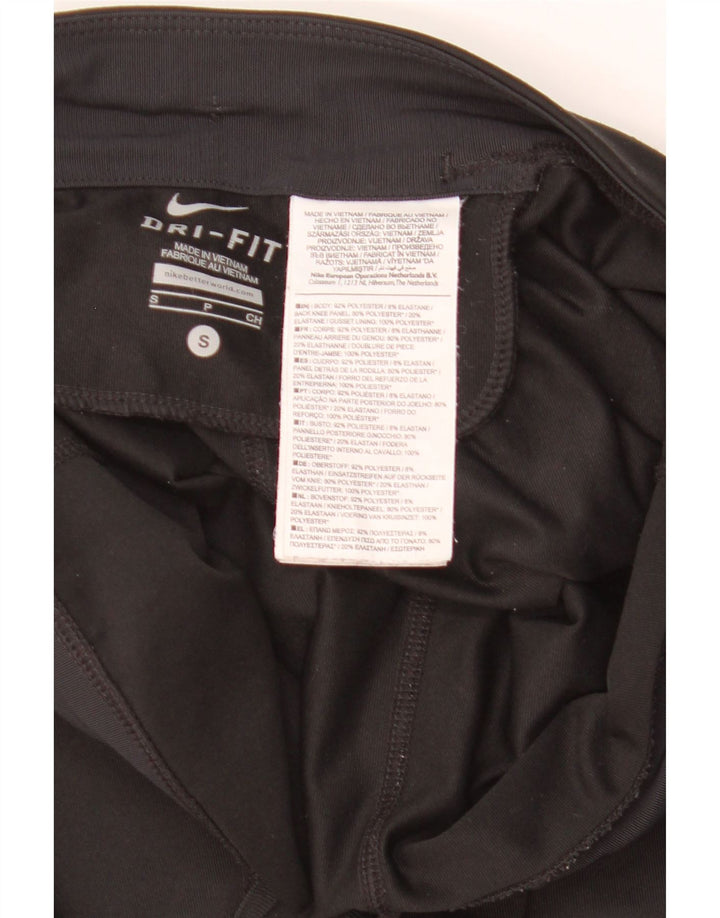 Leggings Dri Fit Nike pentru femei UK 10, poliester negru mic