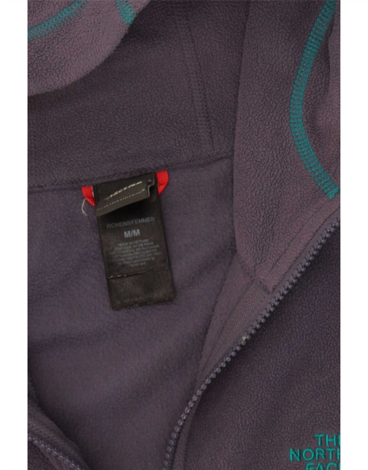 Jachetă polară cu glugă The North Face pentru femei UK 14 Poliester violet mediu