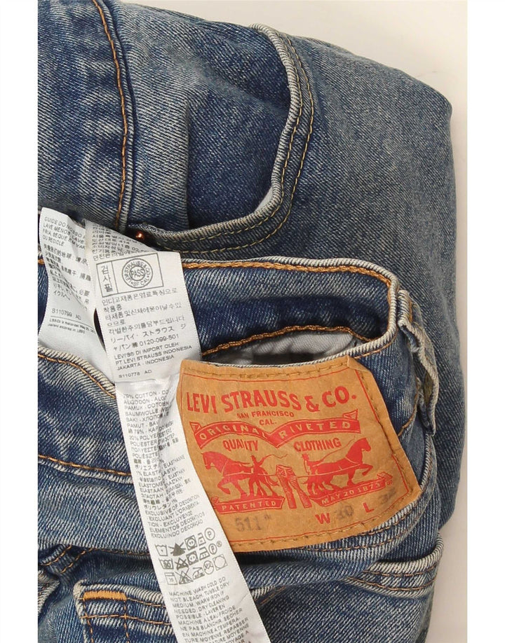 Blugi Levi's 511 Slim pentru bărbați W30 L32 Bumbac albastru