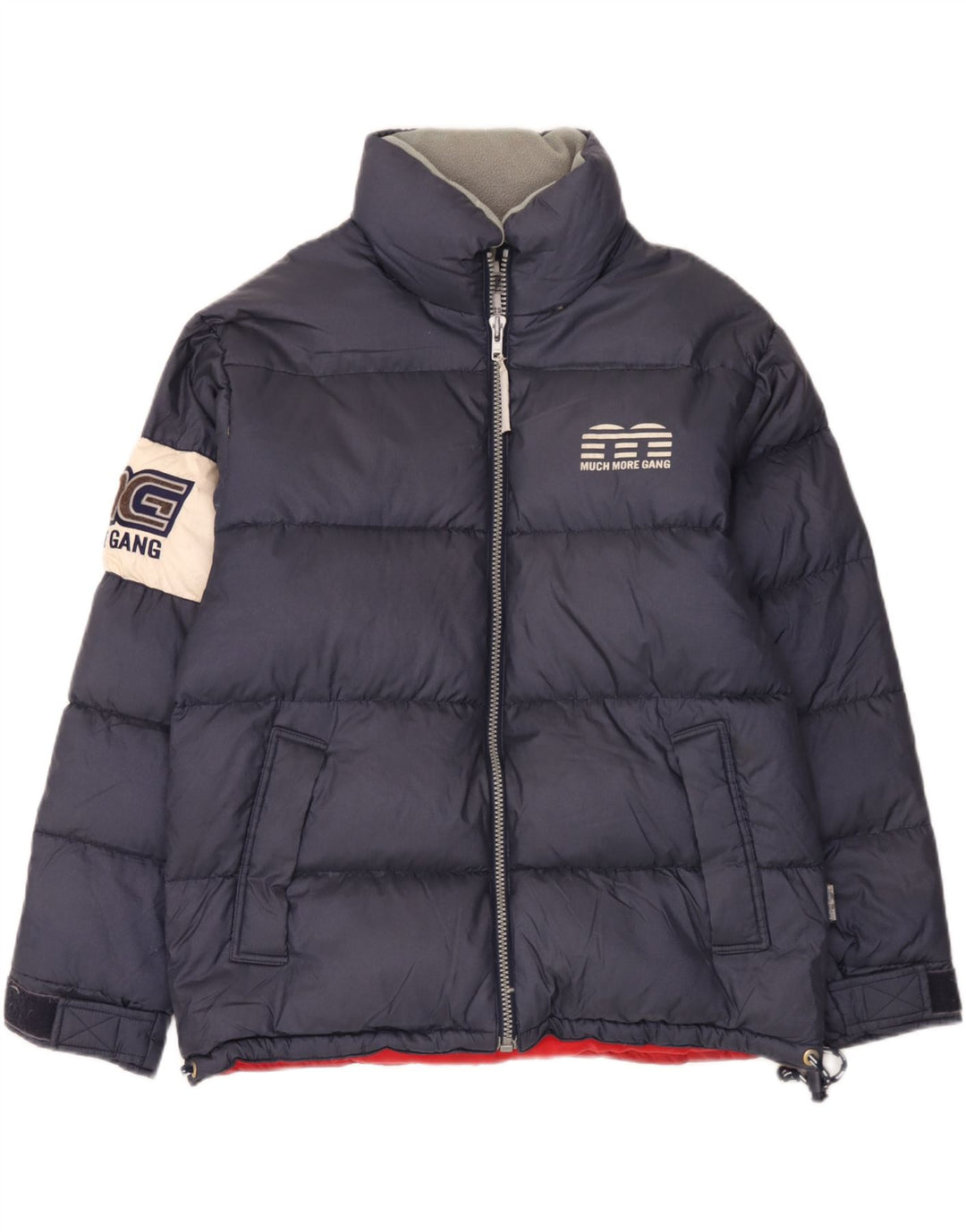 Mult mai mult Jachetă căptușită cu grafică pentru bărbați UK 38 Medium Bleumarin Colorblock