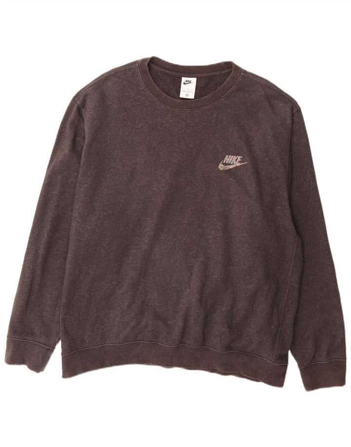 Pulover Nike pentru bărbați, 2XL, bumbac gri