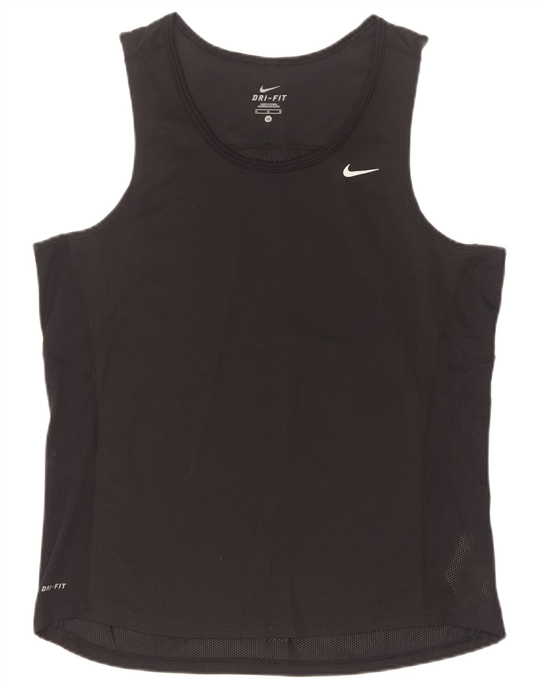 Vesta Nike Dri Fit pentru bărbați, poliester mediu negru