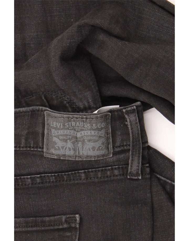 Blugi drepți modelați 314 pentru femei Levi's W32 L30 bumbac negru