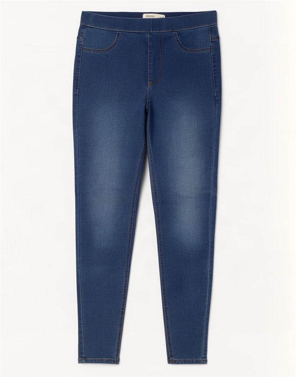 Blugi jegging pentru femei Marks & Spencer UK 8 Small W27 L27 Bumbac albastru