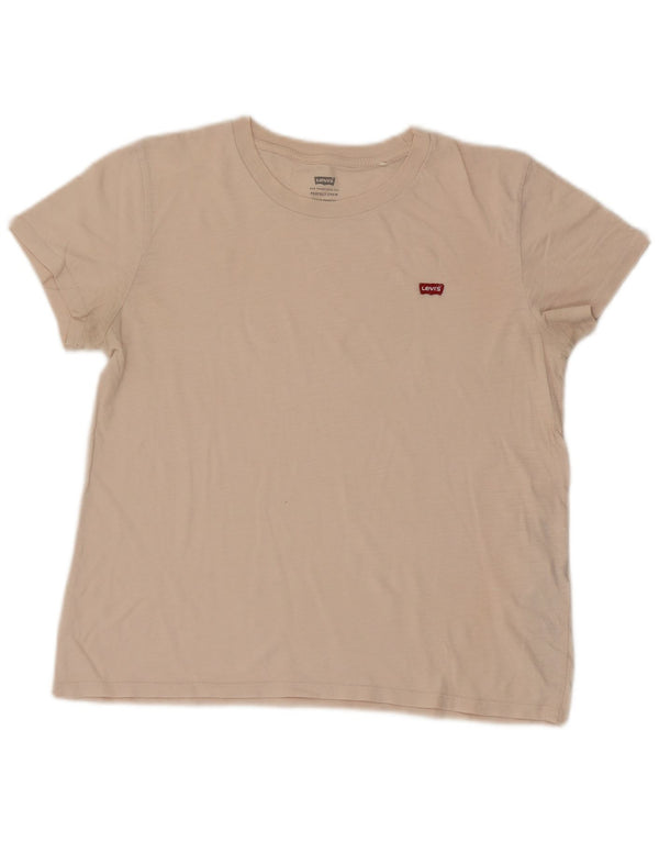 Tricou Levi's Perfect Crew pentru femei, UK 14, bumbac mediu bej