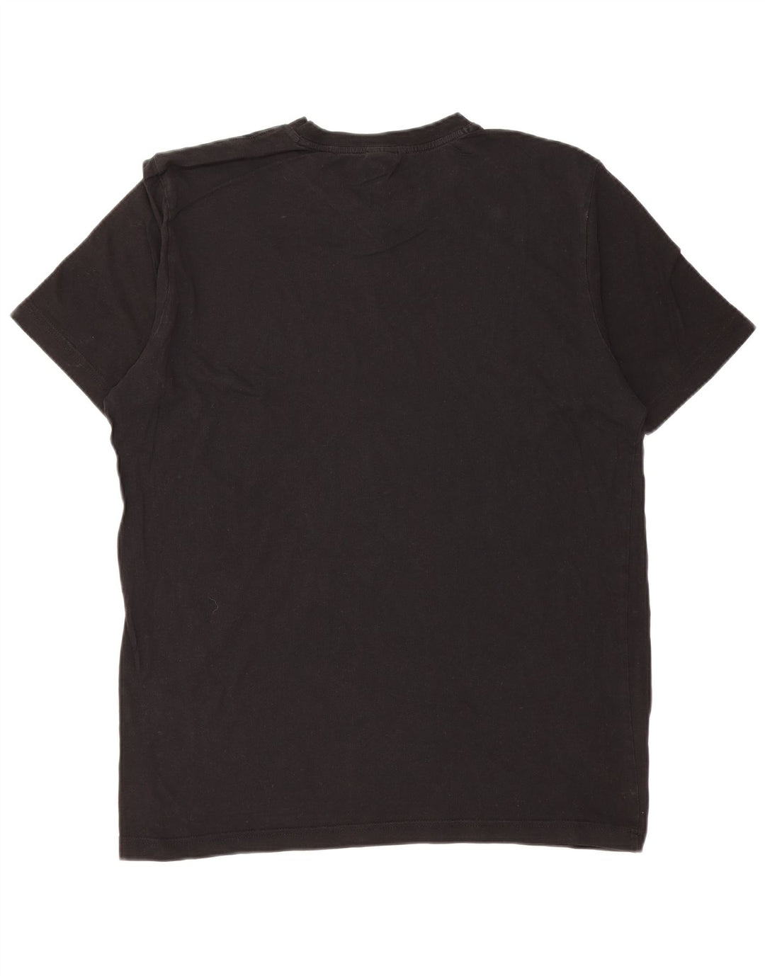 HUGO BOSS Mens T-Shirt Top Large Black Cotton