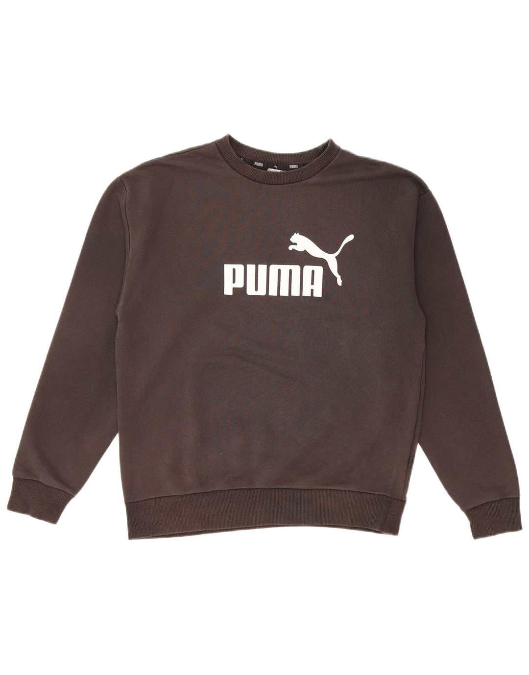 Pulover cu grafic supradimensionat PUMA pentru femei UK 10 Mic Negru
