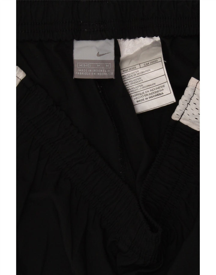 NIKE Womens Sport Shorts US 8/10 Medium  Black Colourblock Polyester Vintage Nike and Second-Hand Nike from Messina Hembry 