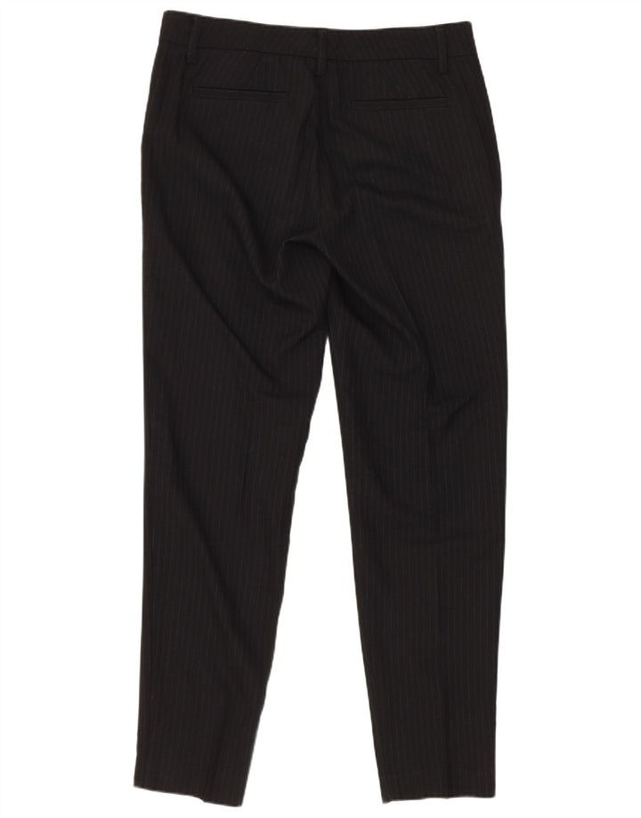 Costum pentru femei Stefanel 1 nasture 2 piese IT 40 mic W28 L28 negru cu dungi