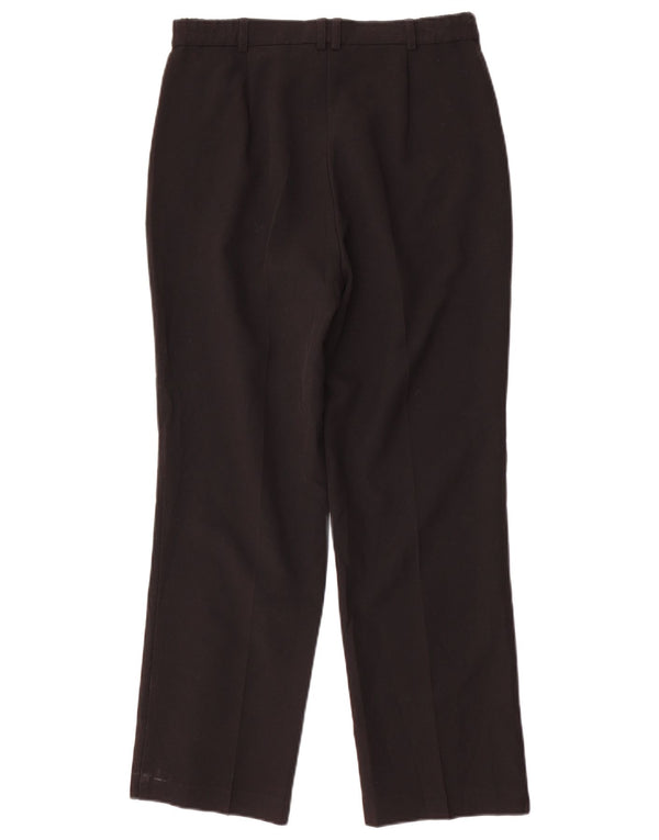 Pantaloni casual drepti pentru femei Marks & Spencer UK 8 Small W28 L26 Negru