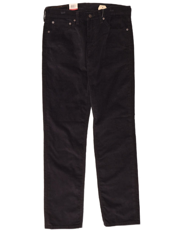 Pantaloni Levi's 511 Slim Fit, din velur, W32 L32, bumbac negru