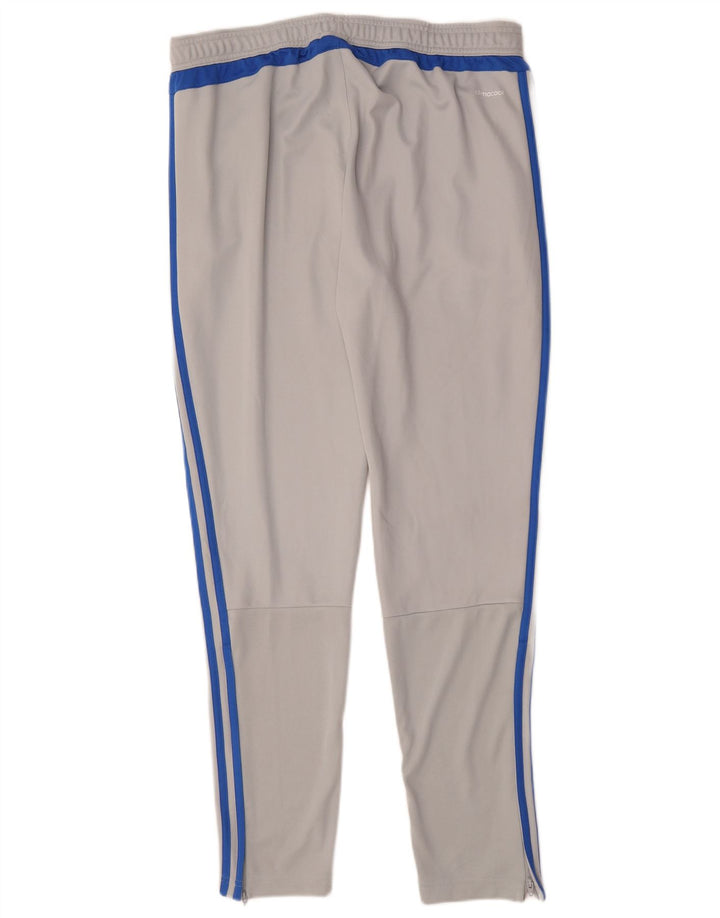 Pantaloni de trening Adidas Climacool pentru bărbați, mari, gri, poliester color bloc