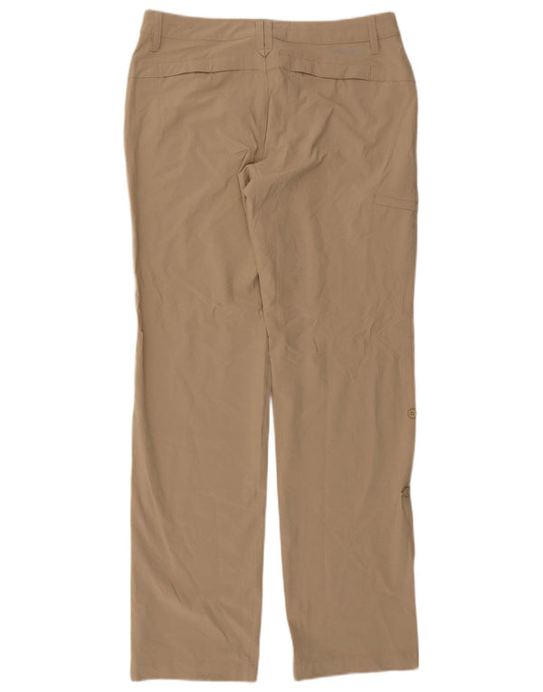 Pantaloni cargo drepti pentru femei Eddie Bauer US 6 Medium W30 L32 Bej