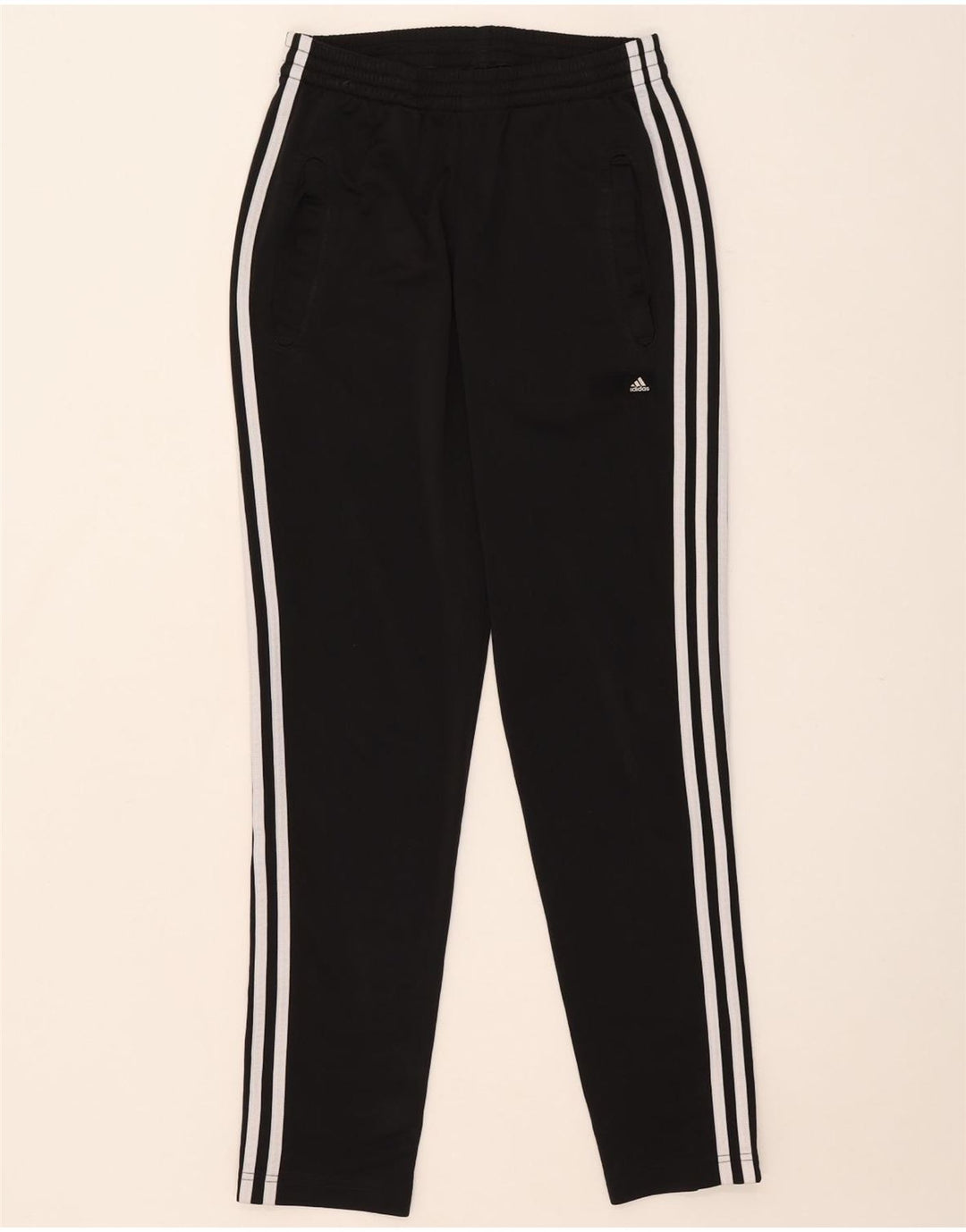 Pantaloni de trening Adidas pentru femei UK 36/38 Poliester negru mic