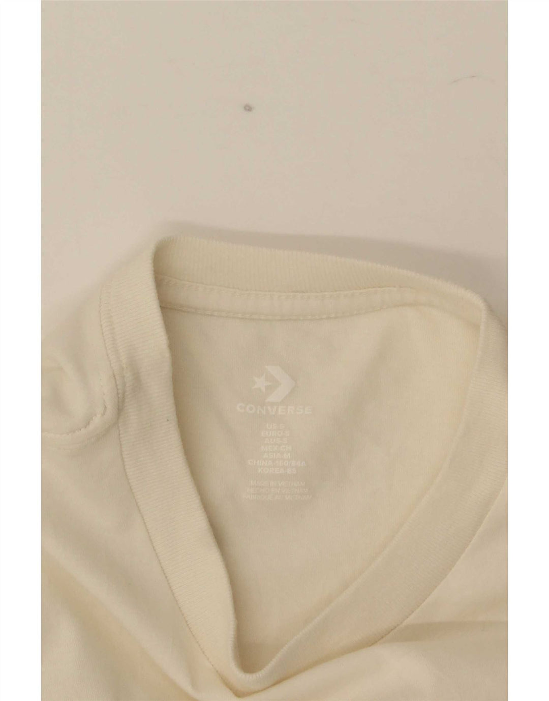 Tricou grafic Converse pentru femei Top UK 8 Small White