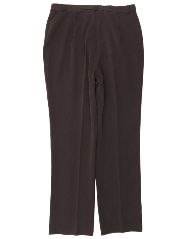 Pantaloni casual drepti pentru femei Marks & Spencer UK 12 Medium W30 L29 Negru