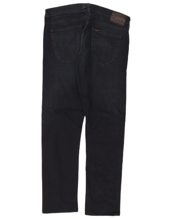 Blugi drepti pentru femei Lee W36 L29 bleumarin