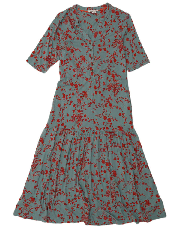White Stuff Rochie Maxi pentru Damă UK 10 Mic Verde Floral