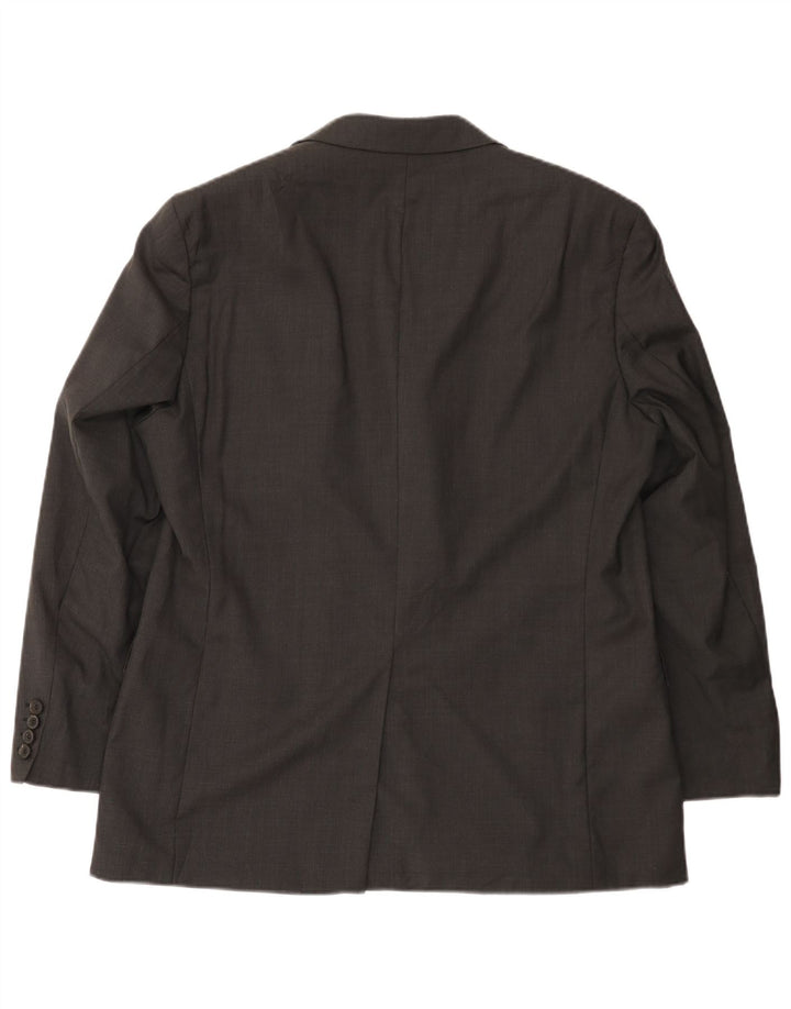 Blazer pentru bărbați Hugo Boss cu 3 nasturi, UK 40, lână mare, gri