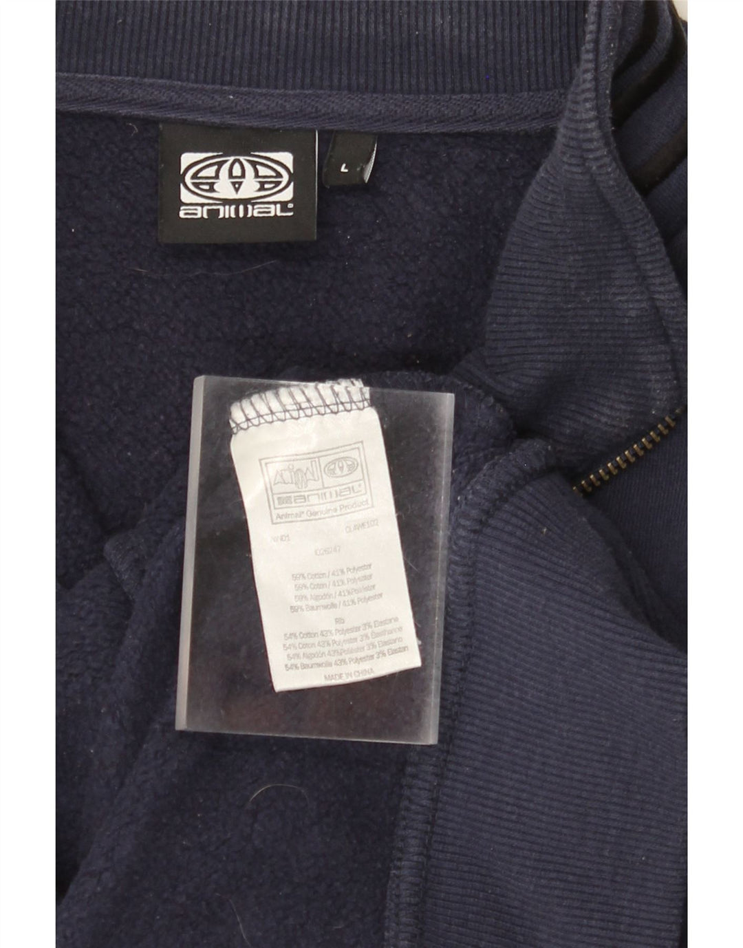 Trening pentru bărbați ANIMAL Jachetă mare din bumbac bleumarin