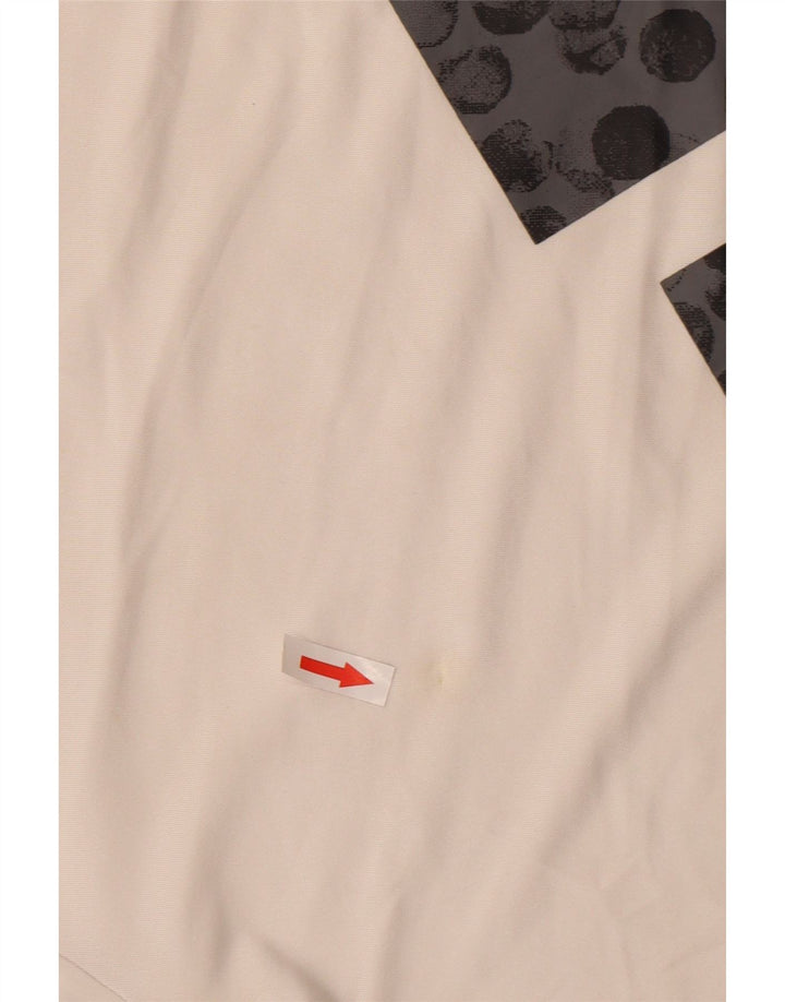 Tricou grafic Adidas Climalite pentru băieți Top 13-14 ani Poliester alb mare