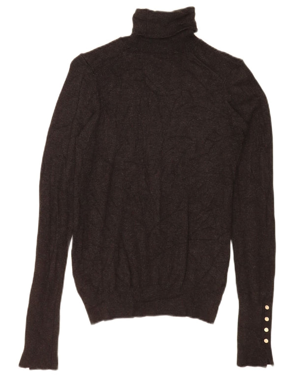 Pulover pentru femei cu gât rulat Zara UK 8 mic, gri, viscoză