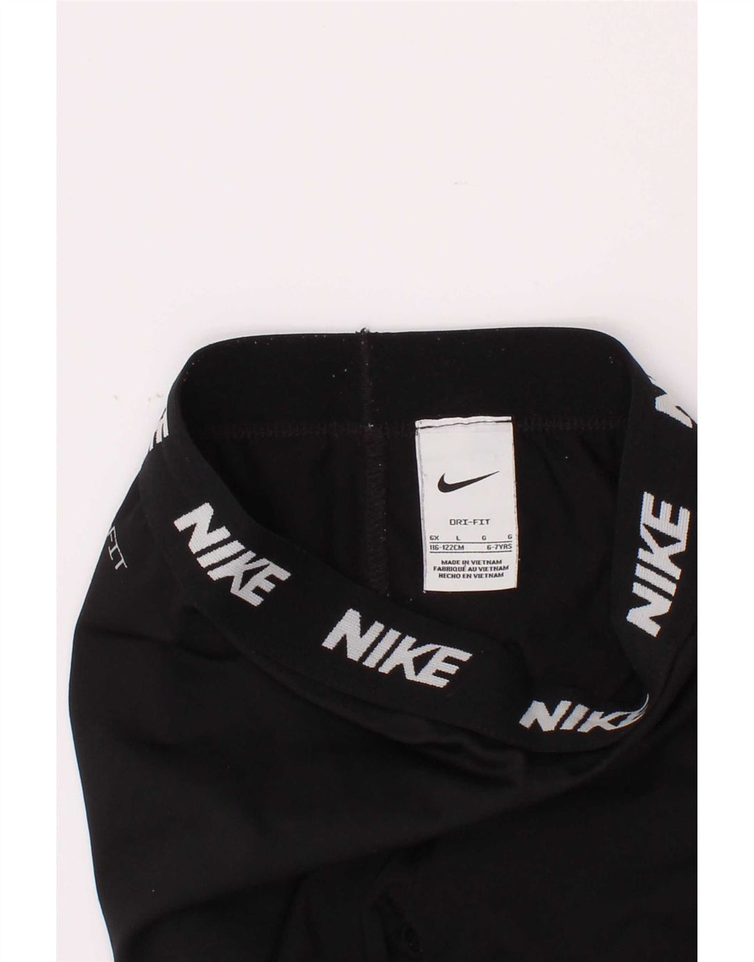 Leggings grafic pentru fete Nike 6-7 ani mare negru