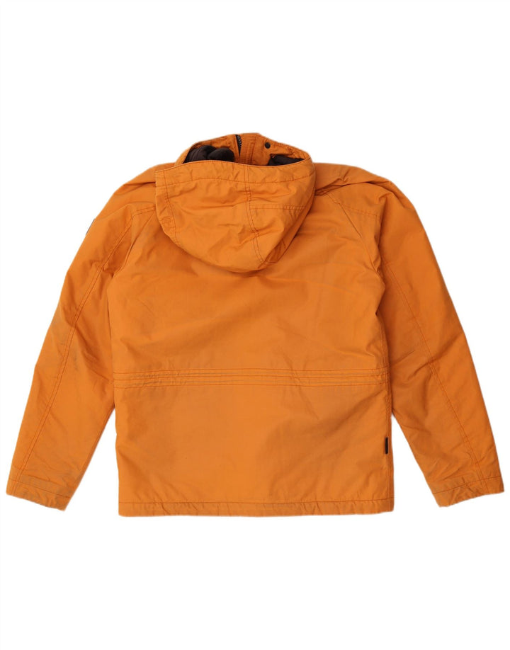 Jachetă pentru bărbați Woolrich cu glugă, UK 38, bumbac portocaliu mediu