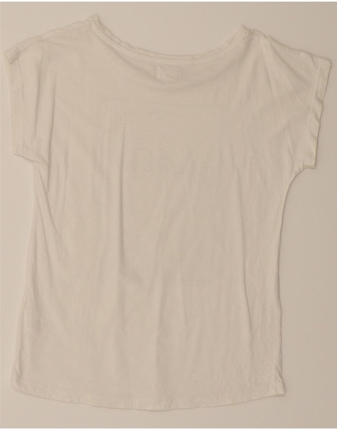 SALTROCK Womens Graphic T-Shirt Top UK 12 Medium White Cotton Vintage Saltrock and Second-Hand Saltrock from Messina Hembry 