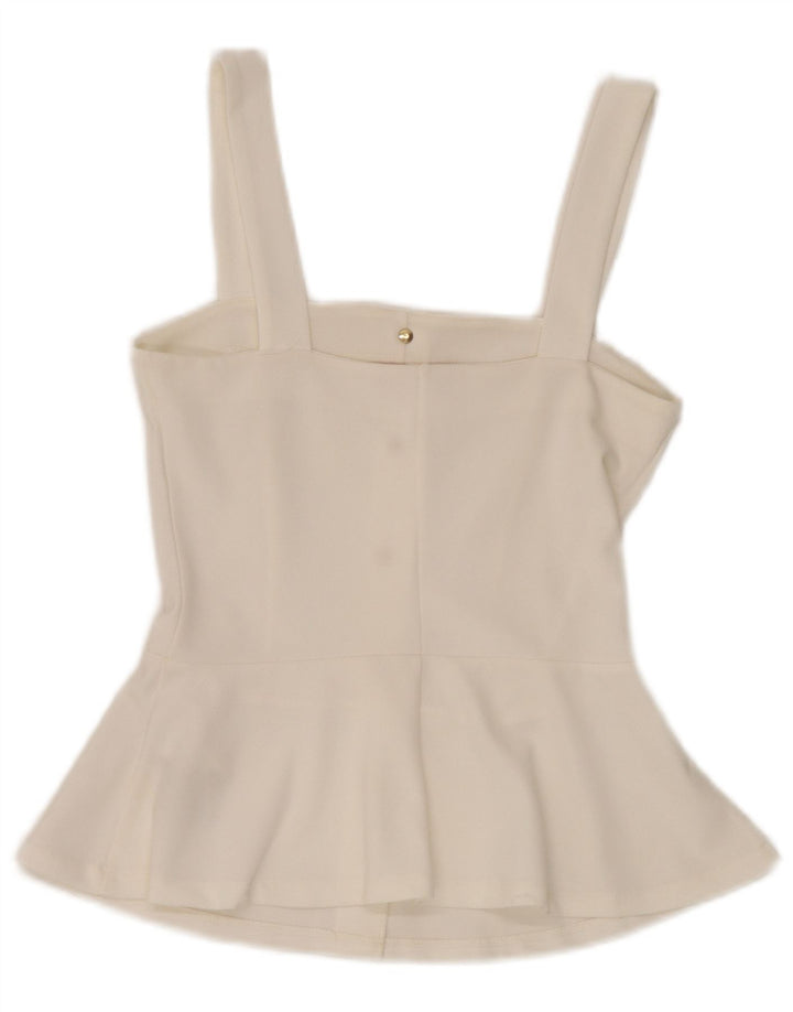 Guess Womens Cami Top UK 6 XS Poliester alb