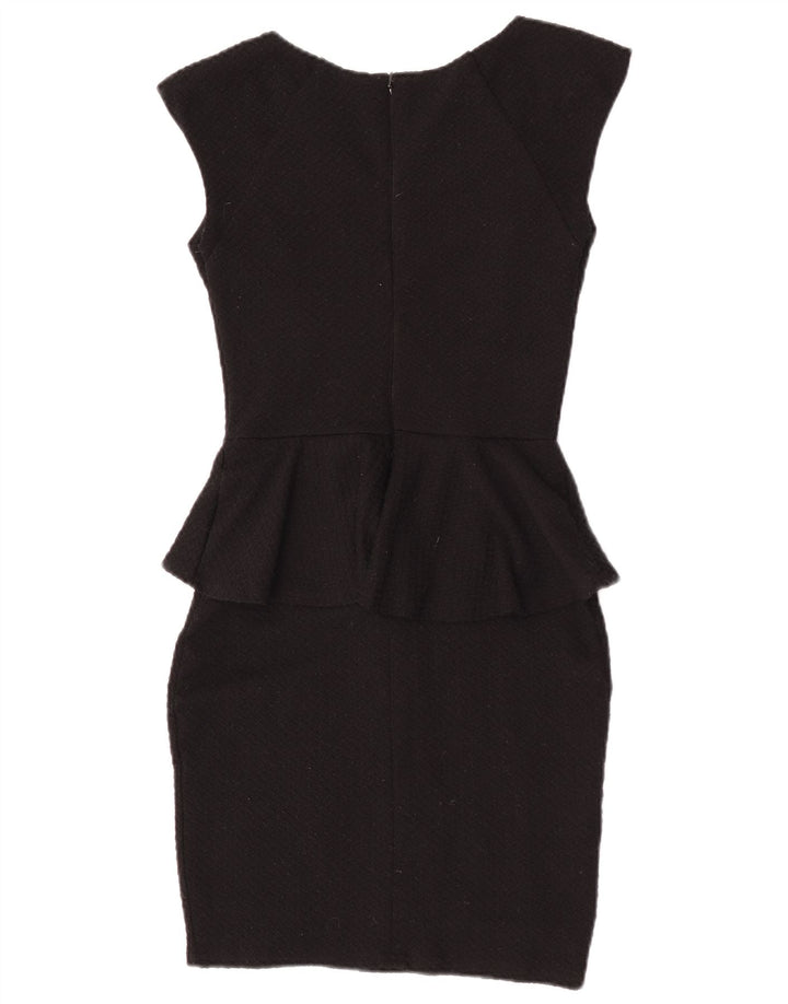 Rochie Lipsy pentru femei peplum UK 8, poliester negru mic