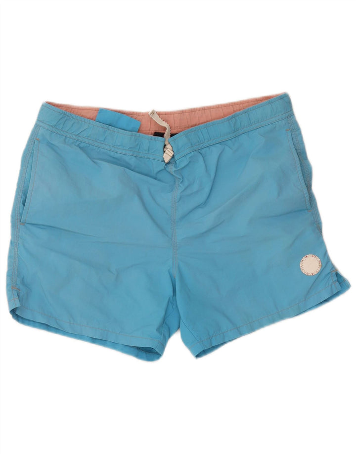 Murphy & Nye Pantaloni scurți de înot grafic pentru bărbați, poliester albastru mediu