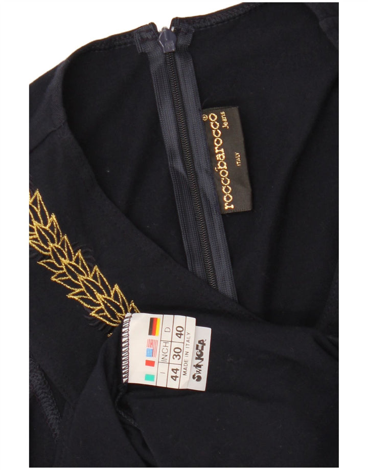 Bluză fără mâneci pentru femei ROCCOBAROCCO IT 44 Medium Bleumarin Floral