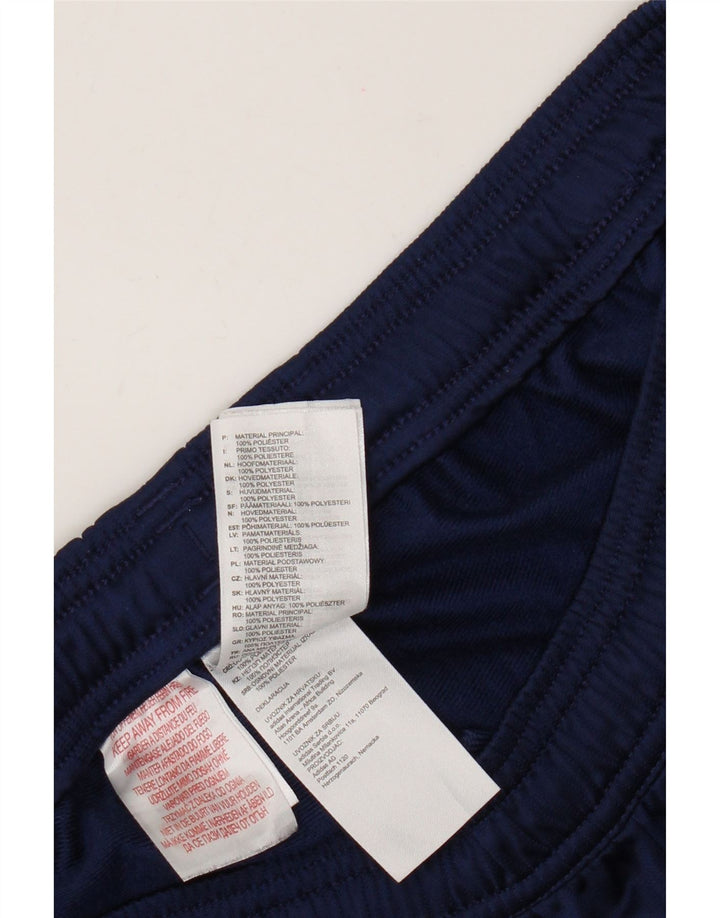 Pantaloni de trening Adidas pentru băieți 15-16 ani poliester bleumarin