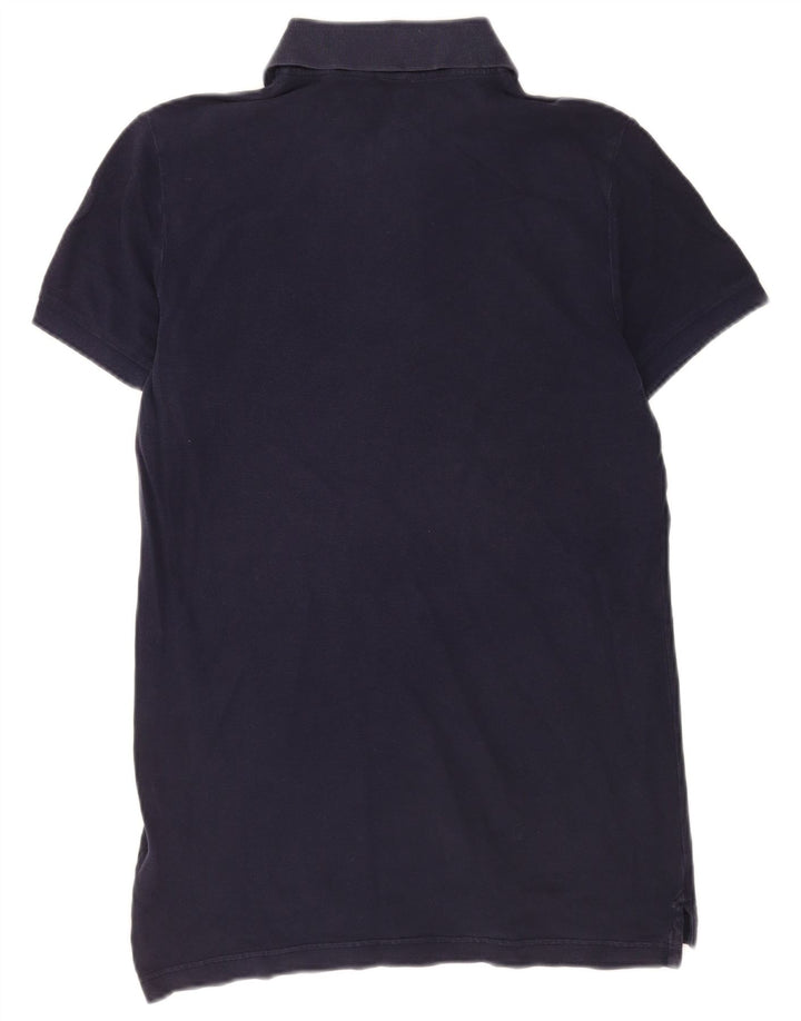 Tricou polo pentru bărbați Benetton, bumbac, albastru bleumarin mediu
