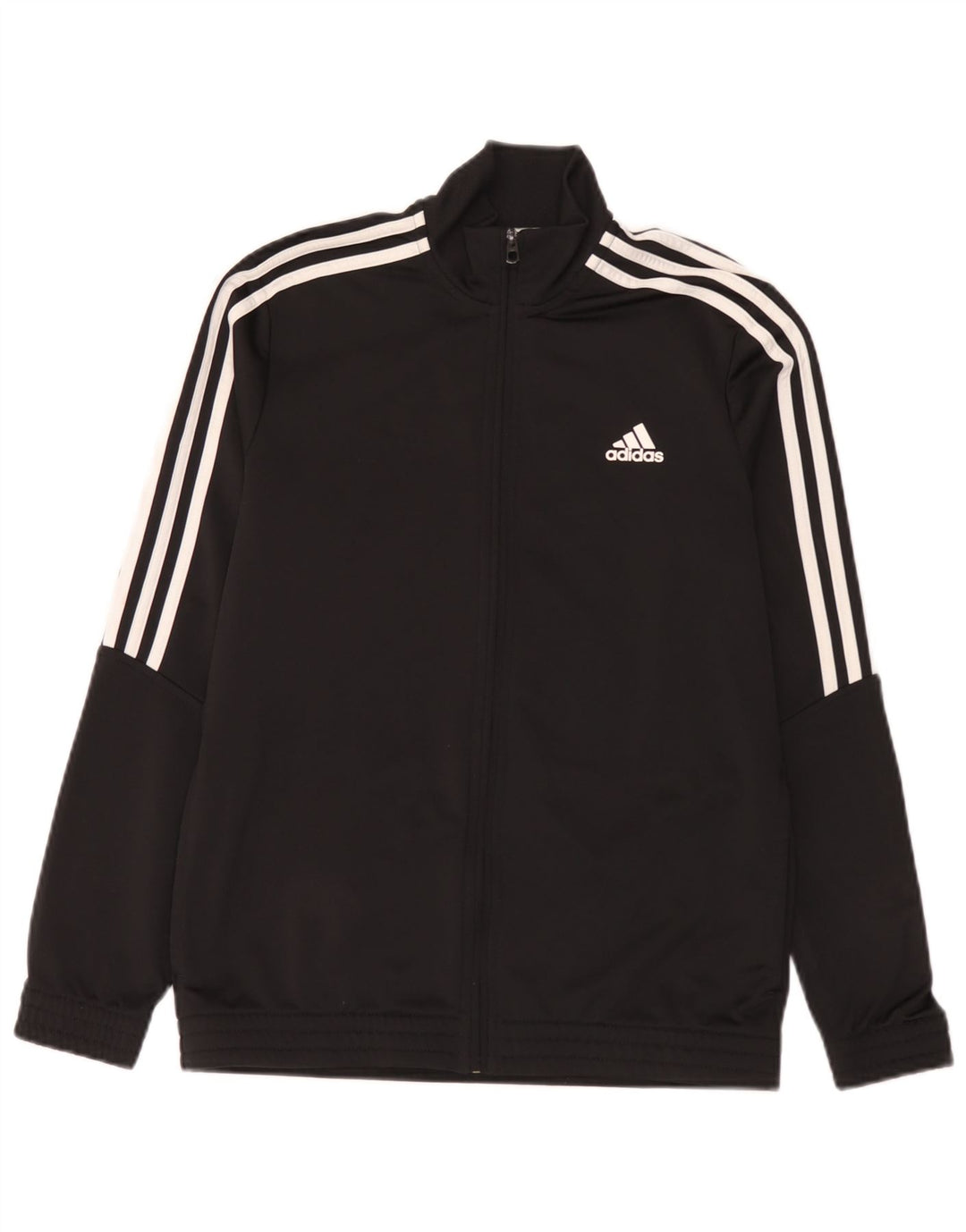 Jachetă de trening pentru băieți Adidas 13-14 ani, poliester negru