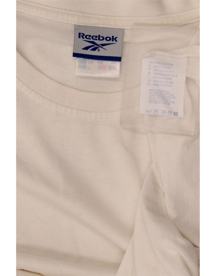 Tricou pentru bărbați Reebok Top Medium White Bumbac