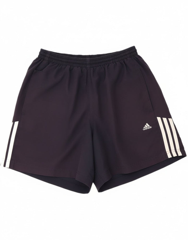 Pantaloni scurți sport Adidas pentru bărbați, poliester, albastru, mediu