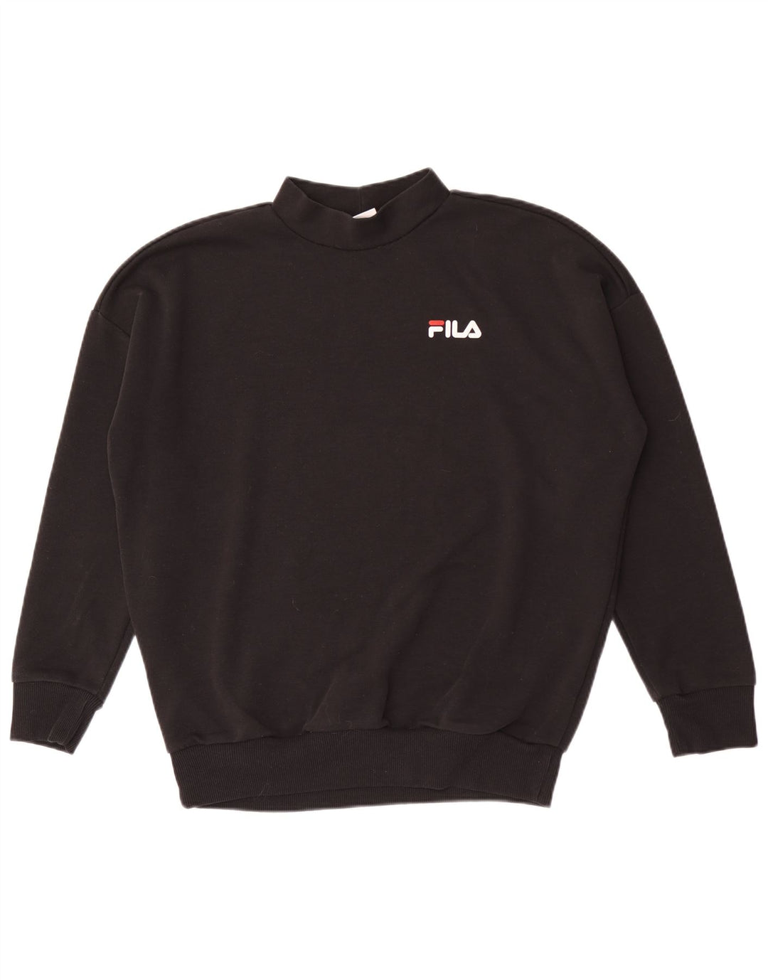 Pulover pentru bărbați Fila Loose Fit Pulover Mic Negru Poliester