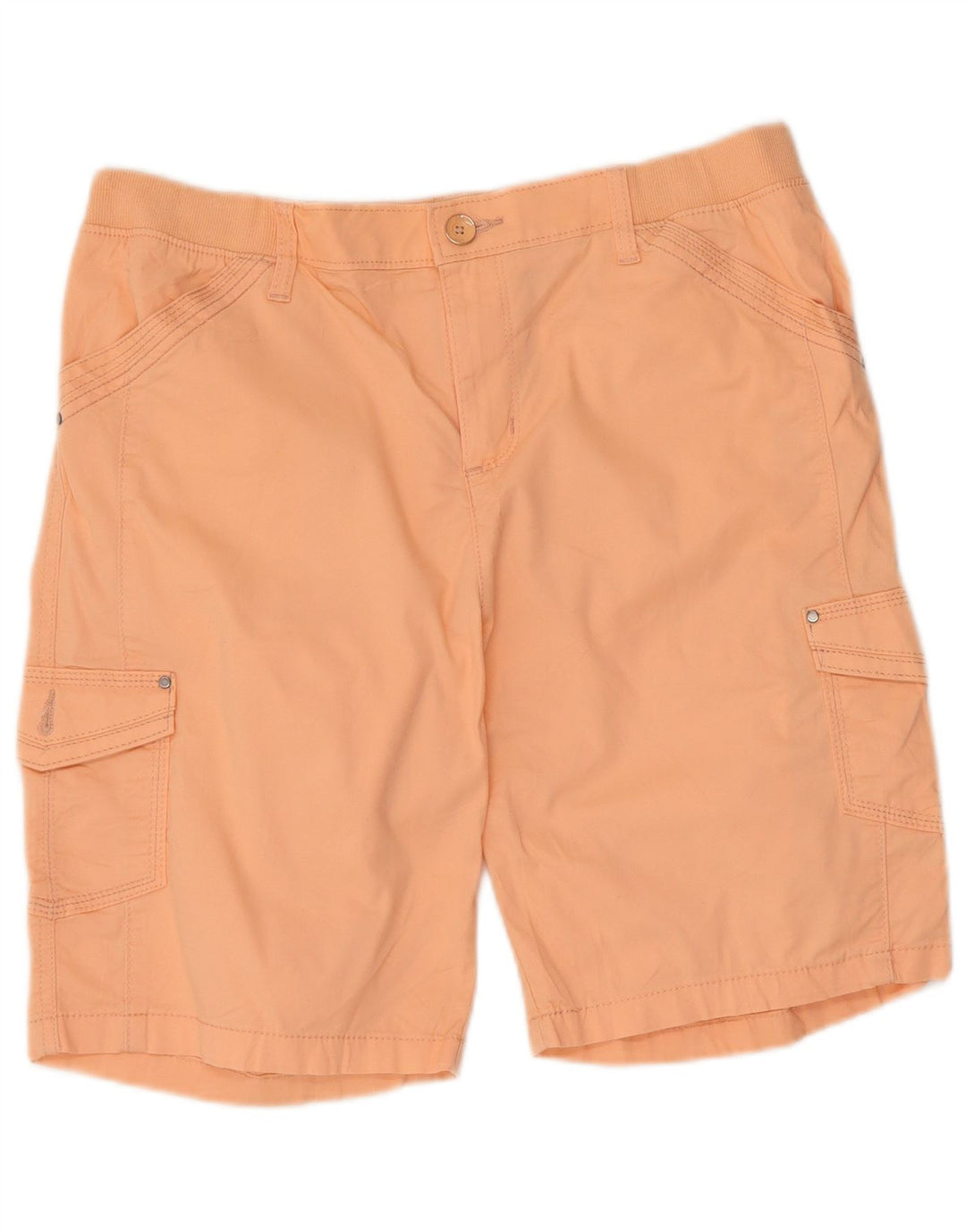 Pantaloni scurti cargo pentru femei Lee, cu ajustare relaxată, US 10, mari W32, bumbac portocaliu